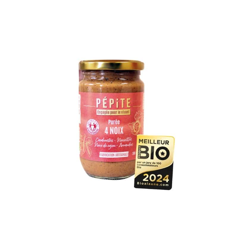 Pépite -- Purée 4 noix bio - 300 g