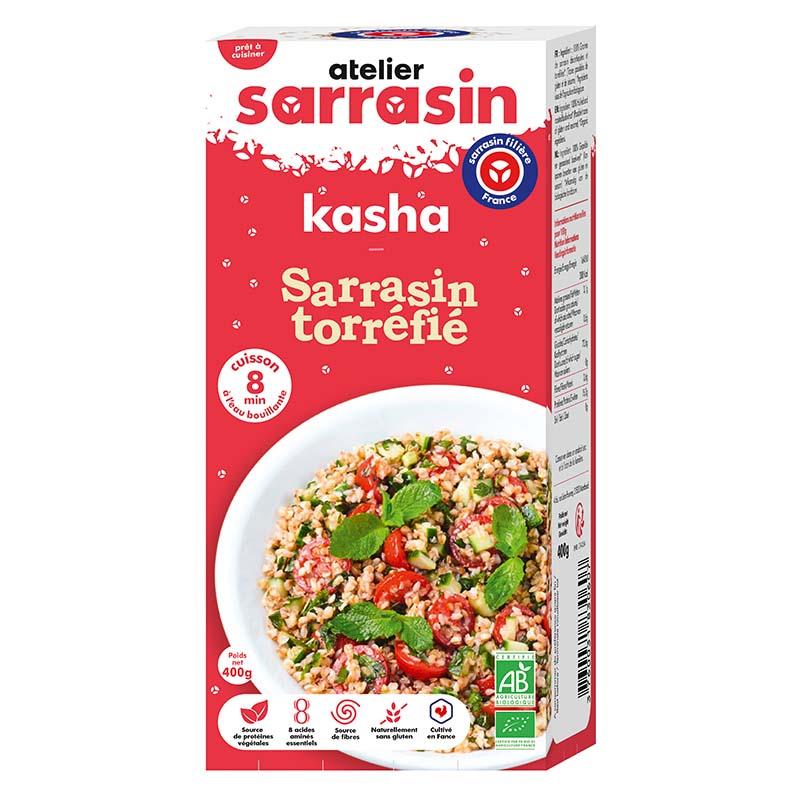 Atelier Sarrasin -- Kasha : graines de sarrasin torréfiées (origine France) - 400 g