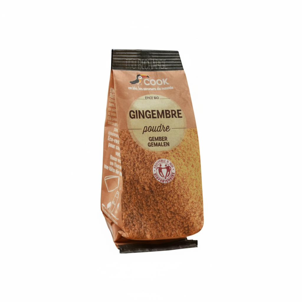 Cook épices -- EOL Gingembre en poudre  bio (origine Madagascar) - 30 g