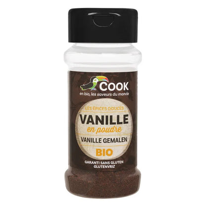 Cook épices -- Vanille moulue bio (origine Madagascar) - 10 g