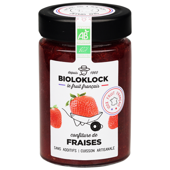 Confiture fraises bio - 1