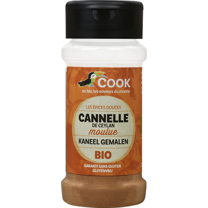 Cook épices -- EOL Cannelle en poudre bio (origine Madagascar) - 35 g