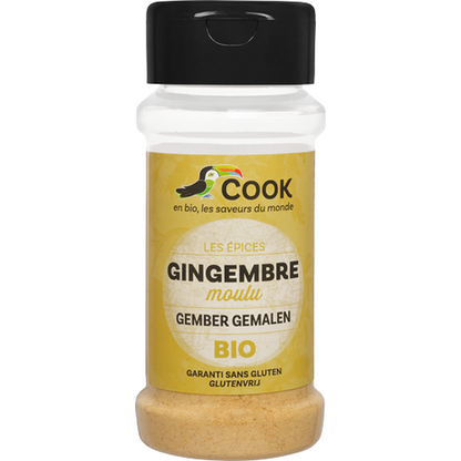 Cook épices -- EOL Gingembre en poudre  bio (origine Madagascar) - 30 g